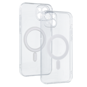 TEL PROTECT MagSilicone Case for Iphone 15 Plus Transparent
