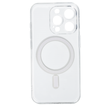 TEL PROTECT MagSilicone Case do Iphone 15 Pro Przezroczysty