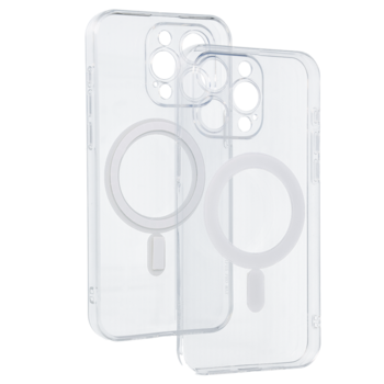TEL PROTECT MagSilicone Case do Iphone 15 Pro Max Przezroczysty