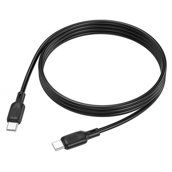 Borofone Kabel BX113 Lenny - Typ C na Typ C - PD 60W 3A 3 metry czarny