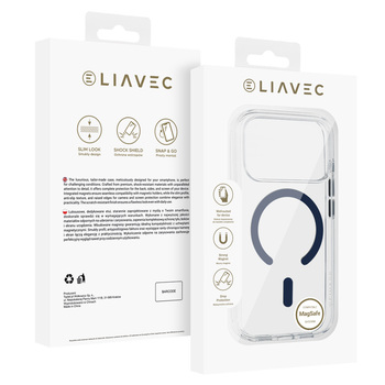 Liavec Pure Case do Iphone 17 Pro niebieski