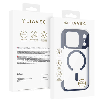 Liavec Soft Case do Iphone 17 Pro niebieski
