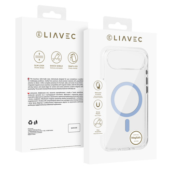 Liavec Pure Case do Iphone 17 Air jasnoniebieski