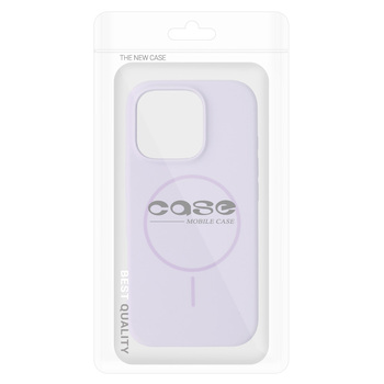 Magsafe Slim Silicone do Iphone 17 Pro fioletowy