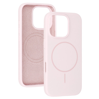 Magsafe Slim Silicone do Iphone 17 Pro Max jasnoróżowy