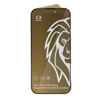 Tempered glass Tel Protect 10X Privacy DLC Diamond Coating for Iphone 16 Pro/17