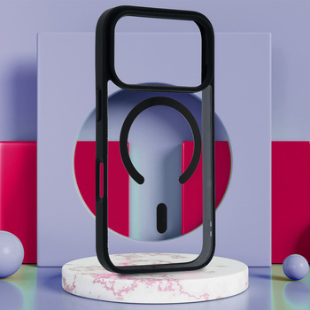 Acrylic Color Magsafe Case for Iphone 17 Pro black