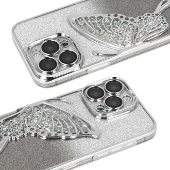 Tel Protect Butterfly Water Case for Iphone 17 Pro silver