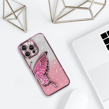 Tel Protect Butterfly Water Case do Iphone 17 różowy