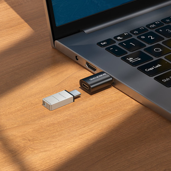 Borofone Adapter BV26B - USB na Typ C - czarny