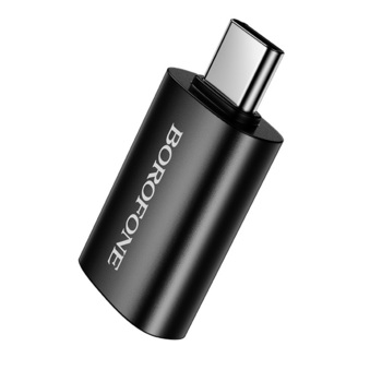 Borofone Adapter BV26C - Type C to USB - black