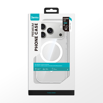 Benks Magnetic Crystal Case for Iphone 17 transparent (Camera Control Button)