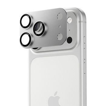 Benks Hartowane szkło Glass Warrior Metal Integrated Lens Protector (C070) do Iphone 17 Pro Max (obiektyw 3 sztuki) białe