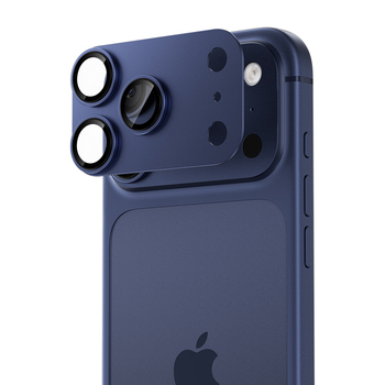 Benks Tempered glass Glass Warrior Metal Integrated Lens Protector (C069) for Iphone 17 Pro (lens 3 pieces) blue