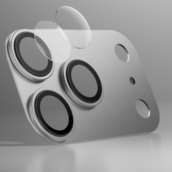 Benks Hartowane szkło Glass Warrior Metal Integrated Lens Protector (C070) do Iphone 17 Pro Max (obiektyw 3 sztuki) niebieskie