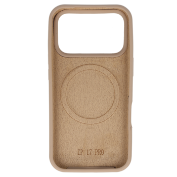 Magsafe Slim Silicone do Iphone 17 Pro brązowy