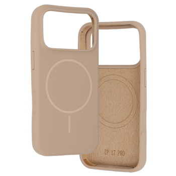 Magsafe Slim Silicone do Iphone 17 Pro brązowy