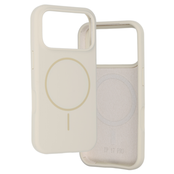 Magsafe Slim Silicone do Iphone 17 Pro Max piaskowy