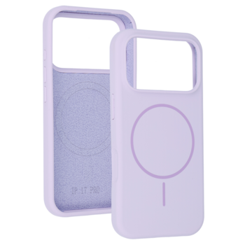 Magsafe Slim Silicone do Iphone 17 Pro fioletowy