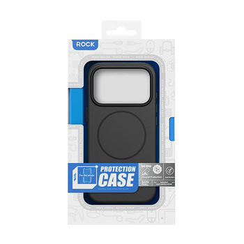 Rock Etui Armor Matte Magnetic Series do Iphone 17 Pro czarne