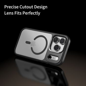 Rock Etui Guard Lens Protection Series Magnetic do Iphone 17 Pro Max przezroczysto-czarne