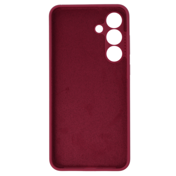 Silicone Lite Case do Samsung Galaxy S25 FE bordowy