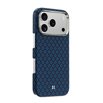 Benks Etui Magnetic Armor Air Armor Grid Kevlar Metal Frame 600D (0069) do Iphone 17 Pro niebieski