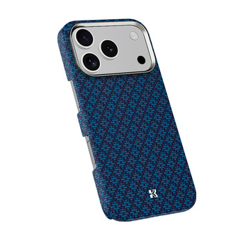 Benks Etui Magnetic Armor Air Armor Grid Kevlar Metal Frame 600D (0069) do Iphone 17 Pro niebieski