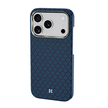Benks Etui Magnetic Armor Air Armor Grid Kevlar Metal Frame 600D (0070) do Iphone 17 Pro Max niebieski