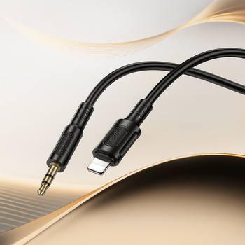 Borofone Cable AUX BL25 Nice - Lightning to jack 3,5mm - 1 metre black