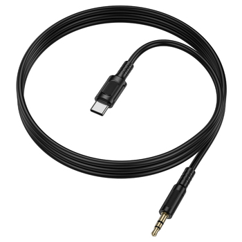 Borofone Kabel AUX BL25B Nice - Typ C na jack 3,5mm - 1 metr czarny