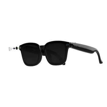 Blavec Smartglasses Inteligentne okulary SG-01 kamera HD, AI, Wi-Fi (SG01-B) czarny