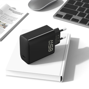 Blavec Wall charger BC-8 GaN4 - Type C - PD QC 65W 3A with Type C to Type C cable (TCBC8G4-CB653A+CC) black