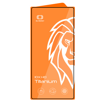 Hartowane szkło Tel Protect 10X HD Titanium do Samsung Galaxy S25 Ultra (with fingerprint unlock) (koperta)