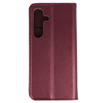 Smart Magneto Case for Samsung Galaxy S25 FE burgundy