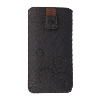 Kieszonka WONDER Deko (ROZMIAR XXL) do Samsung S25 Ultra/S24 Ultra/M35/M23/A16 5G/Xiaomi Redmi 14C czekoladowa