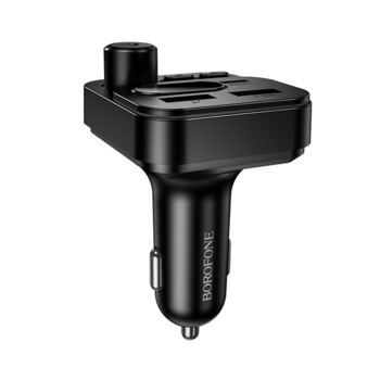 Borofone Transmiter FM BC61 Ocean MP3, Bluetooth - 2xUSB + Typ C - PD 45W czarny