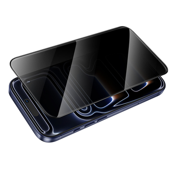 Borofone Hartowane szkło BF7 Diamond Armor Full Screen Anti-spy do Iphone 17 Pro - 10 sztuk