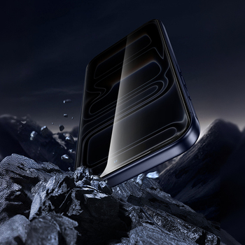 Borofone Hartowane szkło BF7 Diamond Armor Full Screen Anti-spy do Iphone 17 Pro - 10 sztuk
