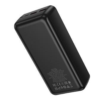 Borofone Power Bank 30000mAh BJ78B Clever - 2xUSB - czarny