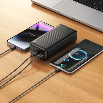 Borofone Power Bank 30000mAh BJ78B Clever - 2xUSB - czarny