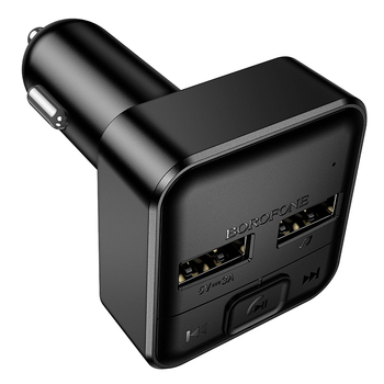 Borofone Transmitter FM BC63 Selecto MP3, Bluetooth - 2xUSB - black