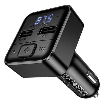Borofone Transmitter FM BC63 Selecto MP3, Bluetooth - 2xUSB - black