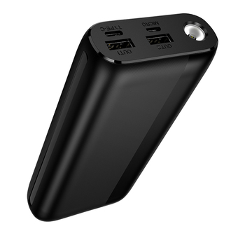 Borofone Power Bank 20000mAh BJ86 Victoria - 2xUSB - black