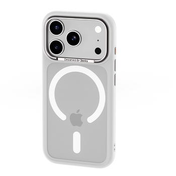 Benks Etui Magnetic Mist Metal Frame (K069) do Iphone 17 Pro biały (Camera Control Button)
