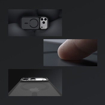 Benks Magnetic Mist Case Metal Frame (K070) for Iphone 17 Pro Max black (Camera Control Button)
