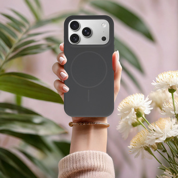 Magsafe Slim Silicone do Iphone 17 Air grafitowy