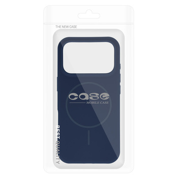 Magsafe Slim Silicone do Iphone 17 granatowy
