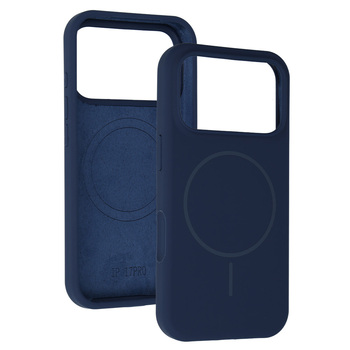Magsafe Slim Silicone do Iphone 17 Pro granatowy