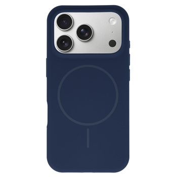 Magsafe Slim Silicone do Iphone 16 Pro Max granatowy